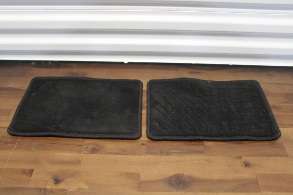 2020 SUBARU BRZ TS REAR FLOOR MAT SET RED STITCHED OEM - Image 2