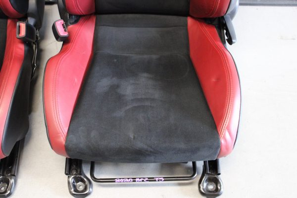2020 SUBARU BRZ TS RED LEATHER & BLACK SUEDE FRONT SEATS SET OEM 39K MILES - Image 10