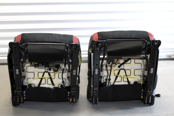 2020 SUBARU BRZ TS RED LEATHER & BLACK SUEDE FRONT SEATS SET OEM 39K MILES - Image 15