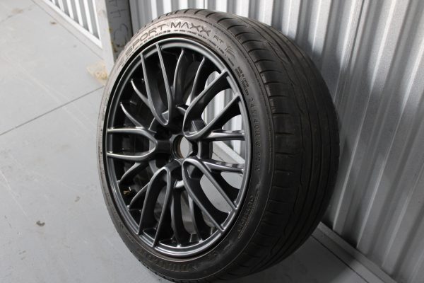 2015-2017 SUBARU WRX STI ENKEI RIM WHEEL & TIRE 18X8.5 +55 5X114 OEM #1 - Image 3