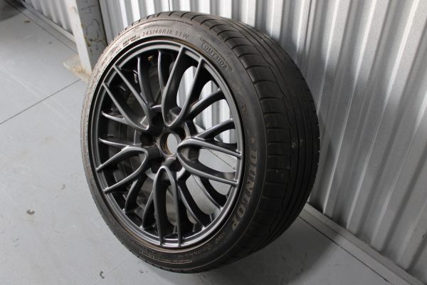 2015-2017 SUBARU WRX STI ENKEI RIM WHEEL & TIRE 18X8.5 +55 5X114 OEM #2 - Image 3
