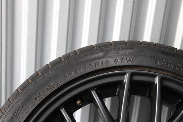 2015-2017 SUBARU WRX STI ENKEI RIM WHEEL & TIRE 18X8.5 +55 5X114 OEM #2 - Image 5