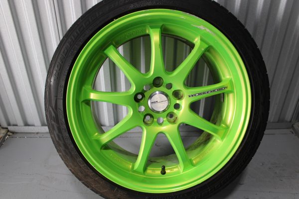 WORK EMOTION XD9 RIM WHEEL & TIRE 18X9 +43 5X114 #1 - Image 4