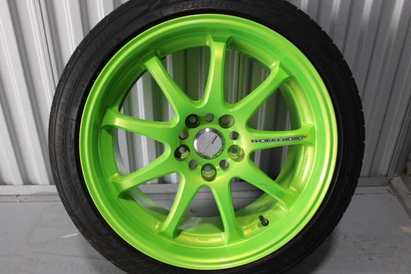 WORK EMOTION XD9 RIM WHEEL & TIRE 18X9 +43 5X114 #2 - Image 4