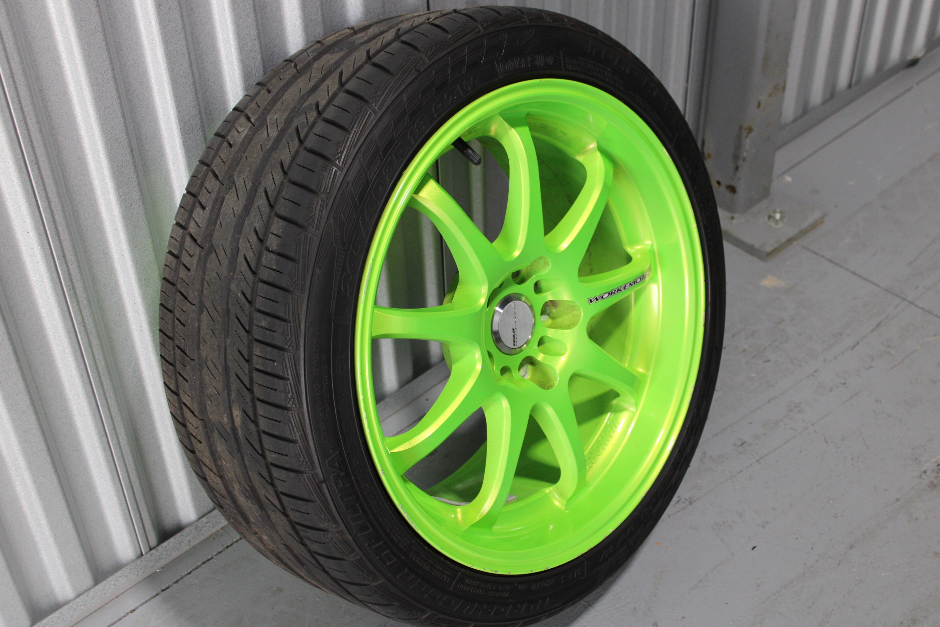 WORK EMOTION XD9 RIM WHEEL & TIRE 18X9 +43 5X114 #3 - Image 2