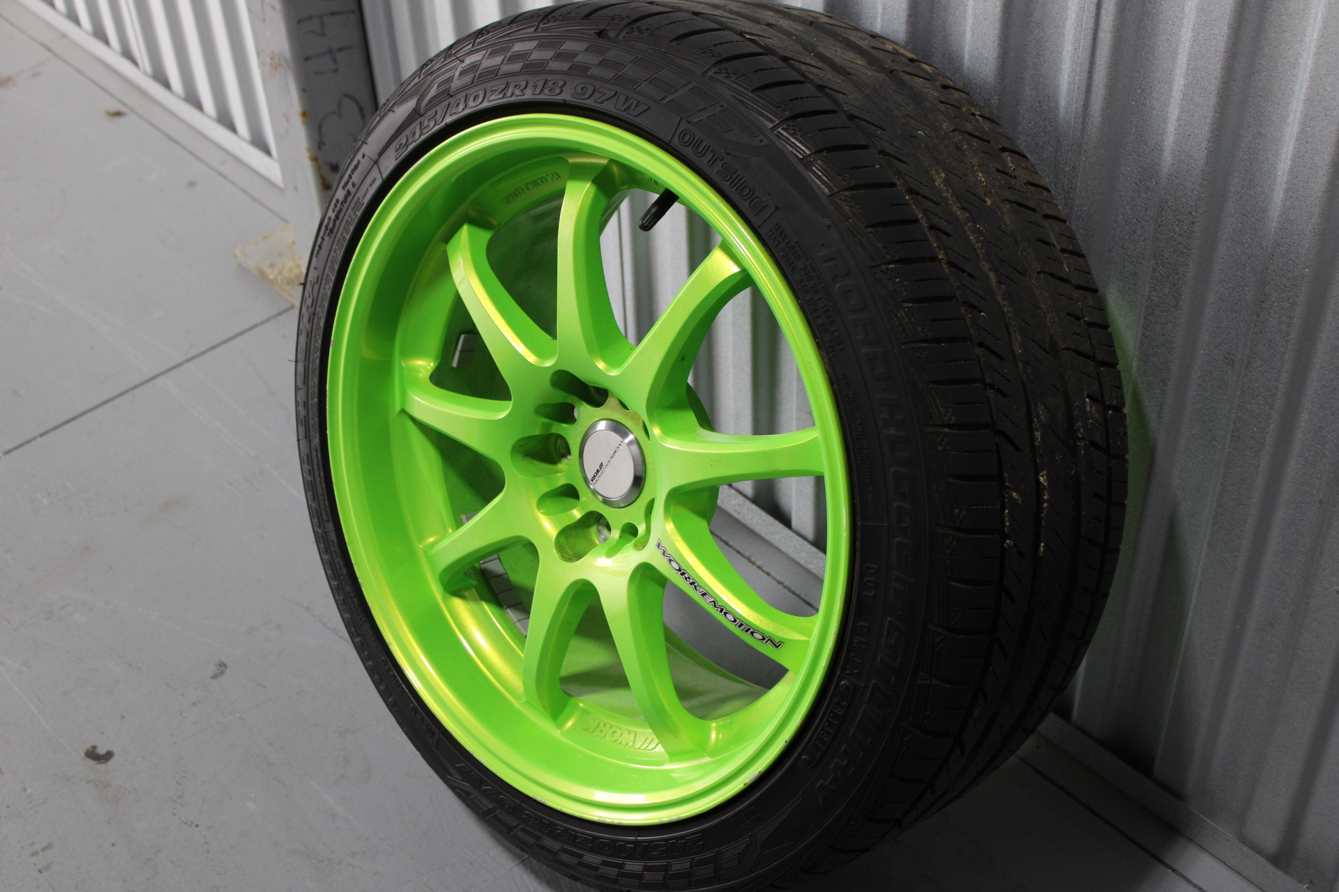 WORK EMOTION XD9 RIM WHEEL & TIRE 18X9 +43 5X114 #3 - Image 3