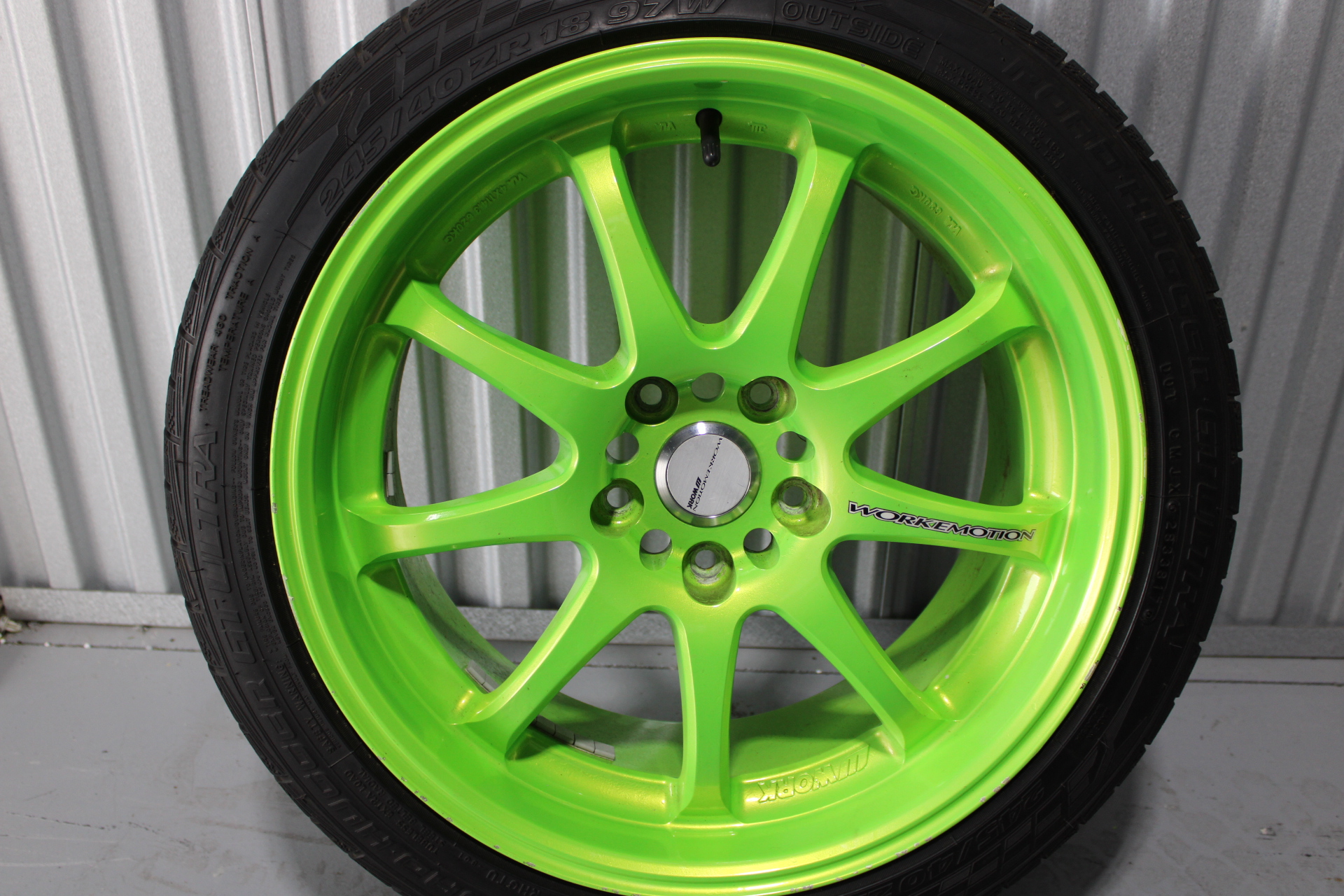 WORK EMOTION XD9 RIM WHEEL & TIRE 18X9 +43 5X114 #3 - Image 4