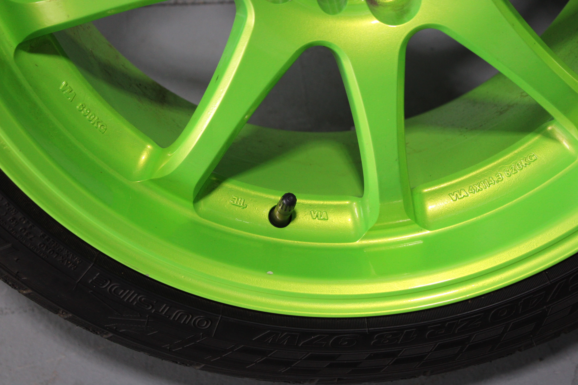 WORK EMOTION XD9 RIM WHEEL & TIRE 18X9 +43 5X114 #3 - Image 7