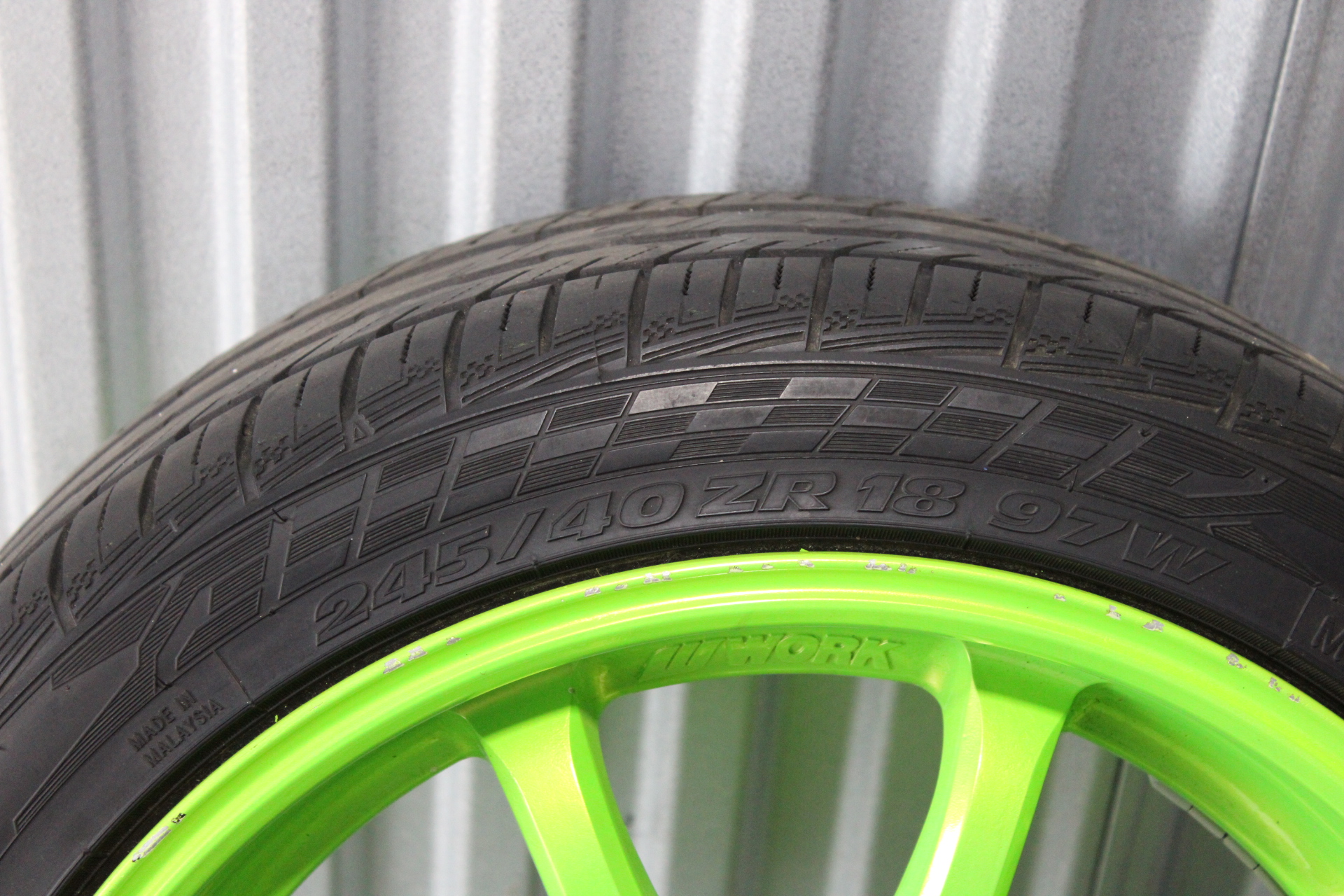 WORK EMOTION XD9 RIM WHEEL & TIRE 18X9 +43 5X114 #3 - Image 8