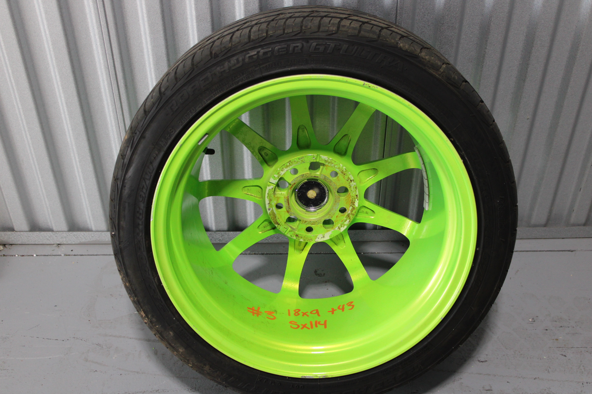 WORK EMOTION XD9 RIM WHEEL & TIRE 18X9 +43 5X114 #3 - Image 12