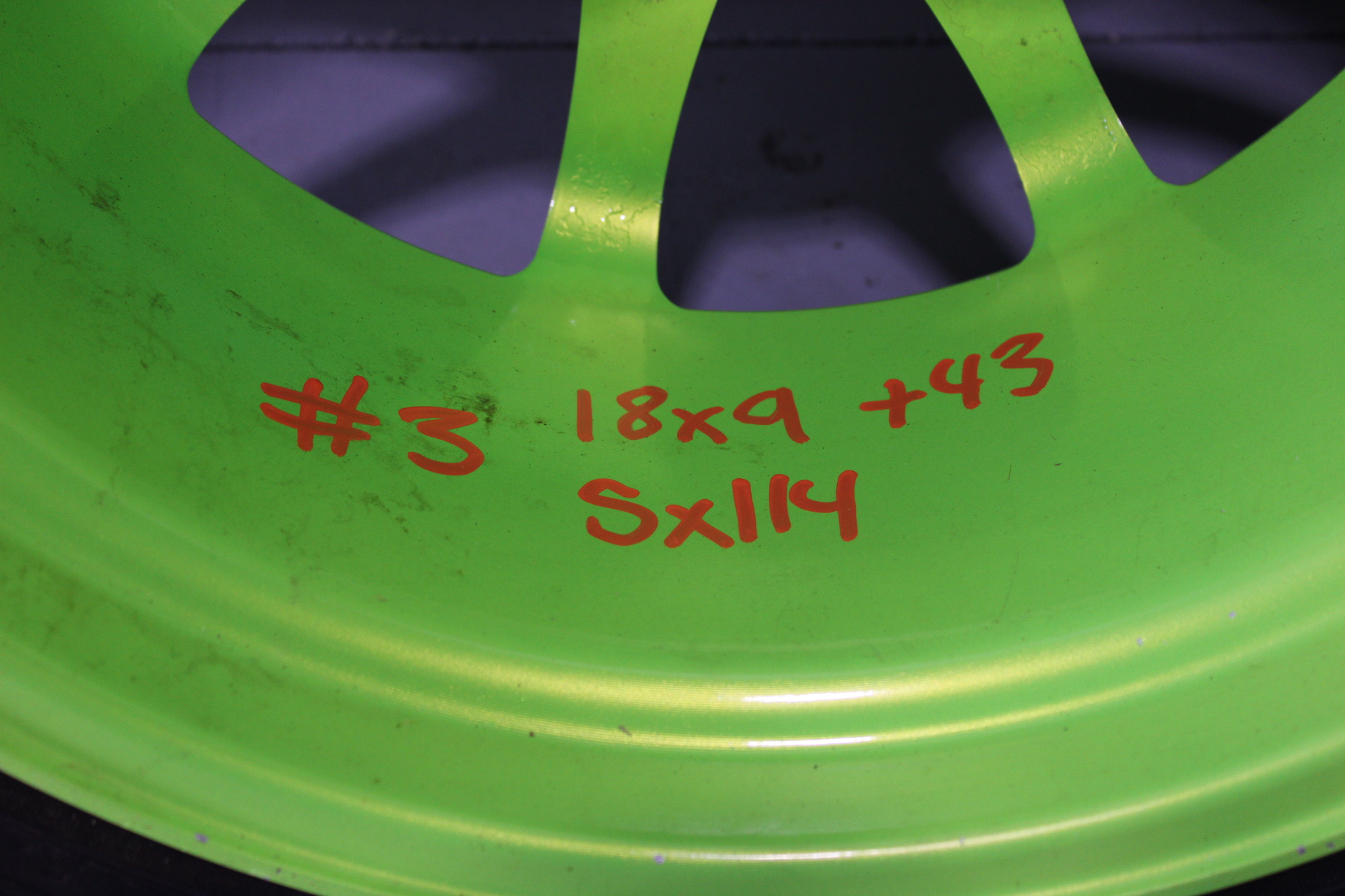 WORK EMOTION XD9 RIM WHEEL & TIRE 18X9 +43 5X114 #3 - Image 15