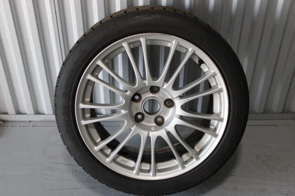2008-2014 SUBARU WRX STI BBS FORGED RIM WHEEL & TIRE 18X8.5 +55 5X114 OEM