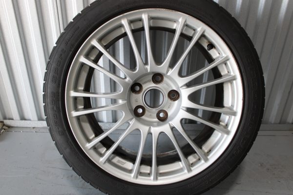 2008-2014 SUBARU WRX STI BBS FORGED RIM WHEEL & TIRE 18X8.5 +55 5X114 OEM - Image 4