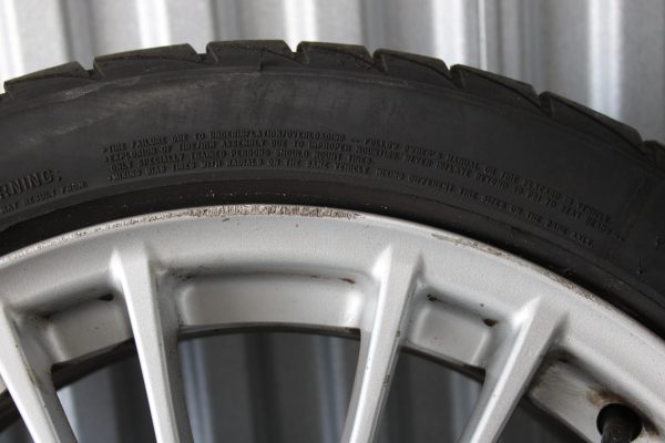 2008-2014 SUBARU WRX STI BBS FORGED RIM WHEEL & TIRE 18X8.5 +55 5X114 OEM - Image 5