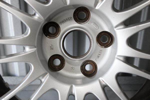 2008-2014 SUBARU WRX STI BBS FORGED RIM WHEEL & TIRE 18X8.5 +55 5X114 OEM - Image 7