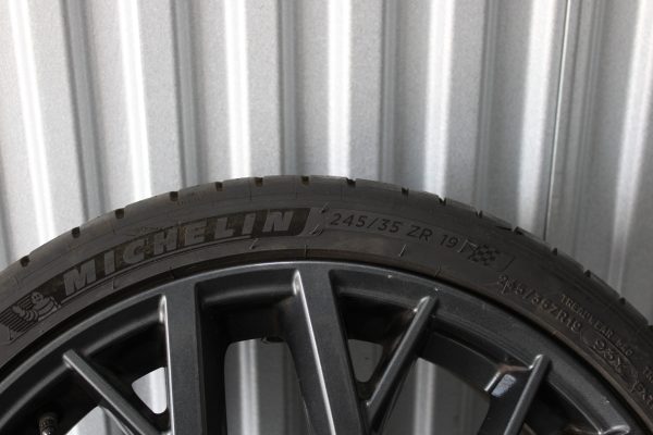 2018-2021 SUBARU WRX STI ENKEI RIM WHEEL & TIRE 19X8.5 +55 5X114 OEM - Image 8