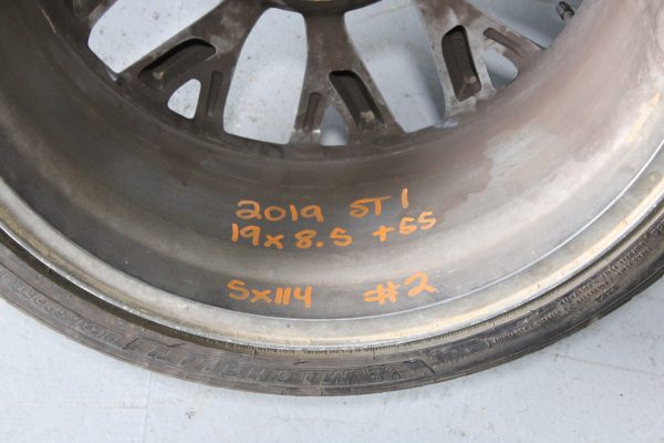 2018-2021 SUBARU WRX STI ENKEI RIM WHEEL & TIRE 19X8.5 +55 5X114 OEM - Image 12