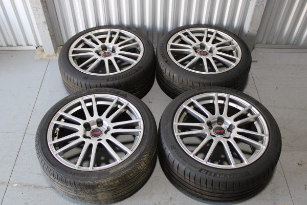 2008-2014 SUBARU WRX STI ENKEI RIMS WHEES & TIRES 18X8.5 +55 5X114 OEM