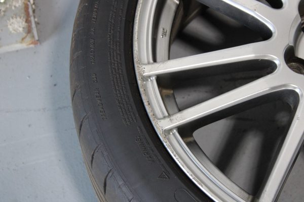 2008-2014 SUBARU WRX STI ENKEI RIMS WHEES & TIRES 18X8.5 +55 5X114 OEM - Image 5