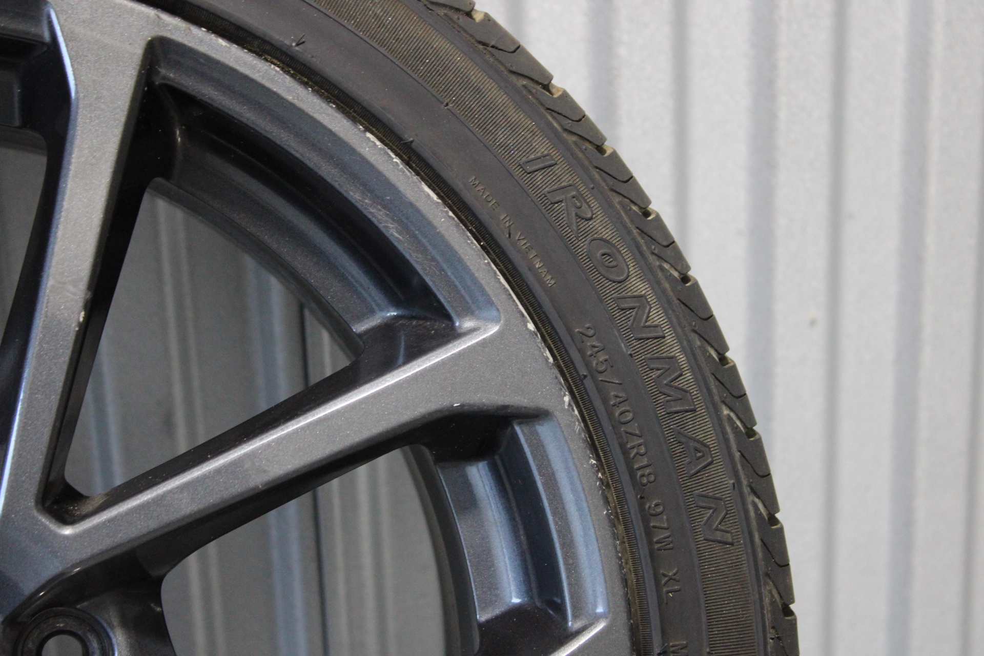 2018-2021 SUBARU WRX LIMITED ENKEI RIM WHEEL & TIRE 18X8.5 +55 5X114 OEM #2 - Image 7