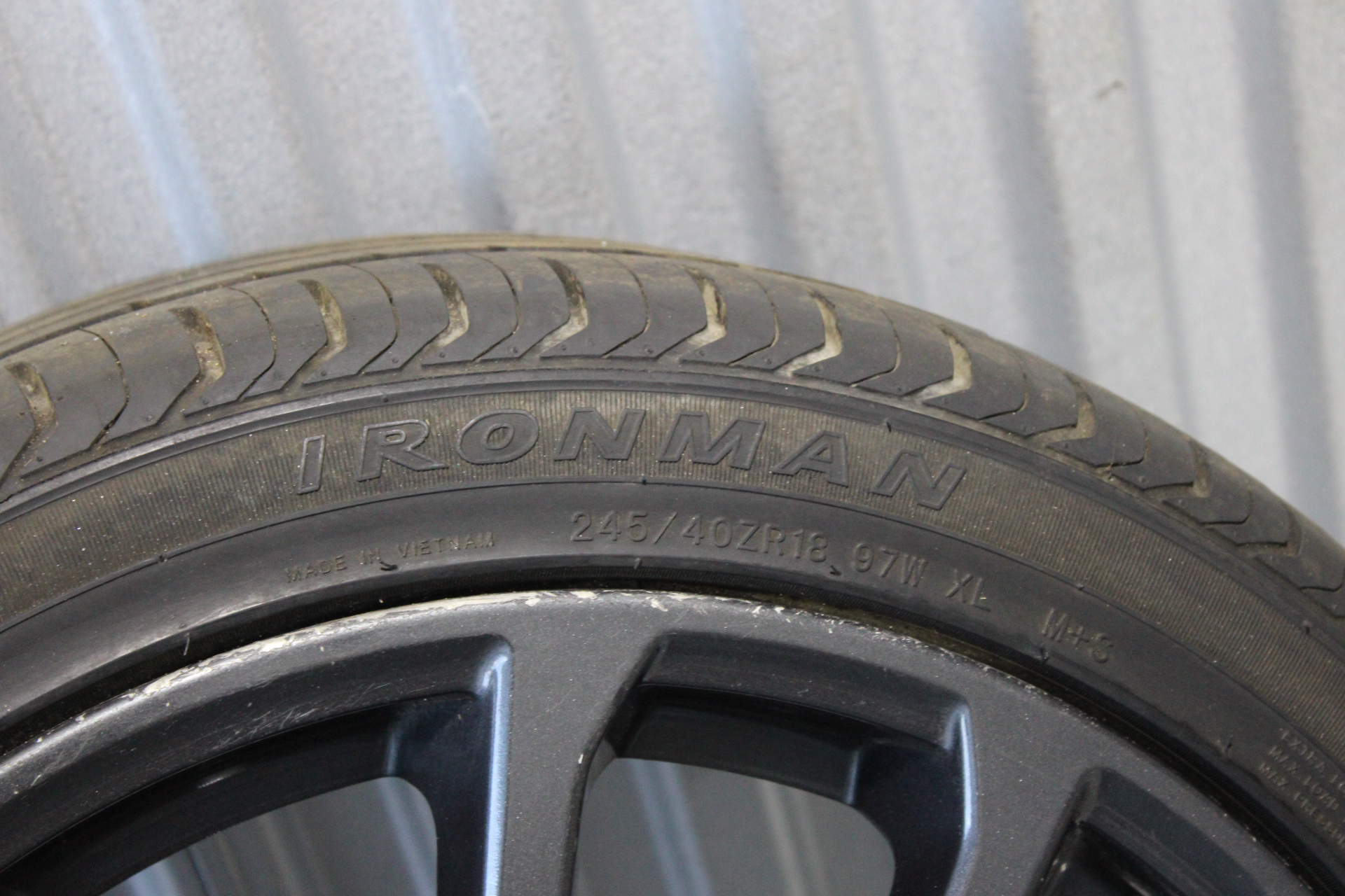 2018-2021 SUBARU WRX LIMITED ENKEI RIM WHEEL & TIRE 18X8.5 +55 5X114 OEM #2 - Image 8