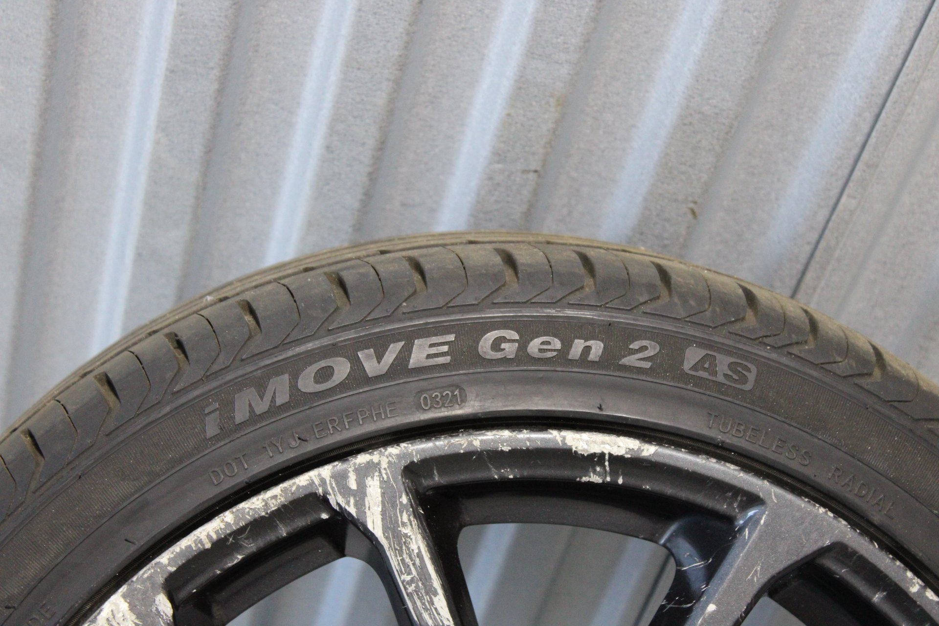 2018-2021 SUBARU WRX LIMITED ENKEI RIM WHEEL & TIRE 18X8.5 +55 5X114 OEM #2 - Image 9