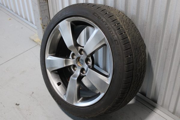 2008-2014 SUBARU WRX STI ENKEI RIM WHEEL & TIRE 18X8.5 +55 5X114 OEM #3 - Image 3