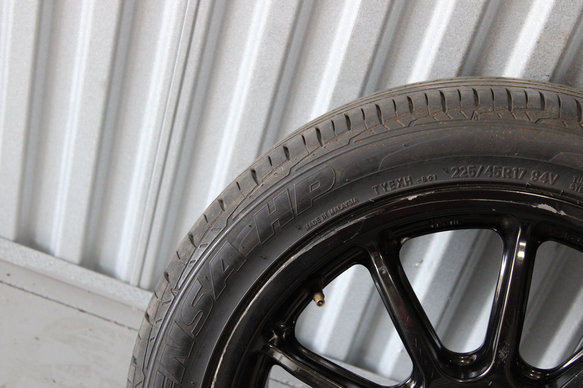 PRODRIVE OZ GLOSS BLACK RIM WHEEL & TIRE 17X7 +52 5X100 PN: 13001001 #2 - Image 11