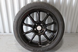 PRODRIVE OZ GLOSS BLACK RIM WHEEL & TIRE 17X7 +52 5X100 PN: 13001001 #3