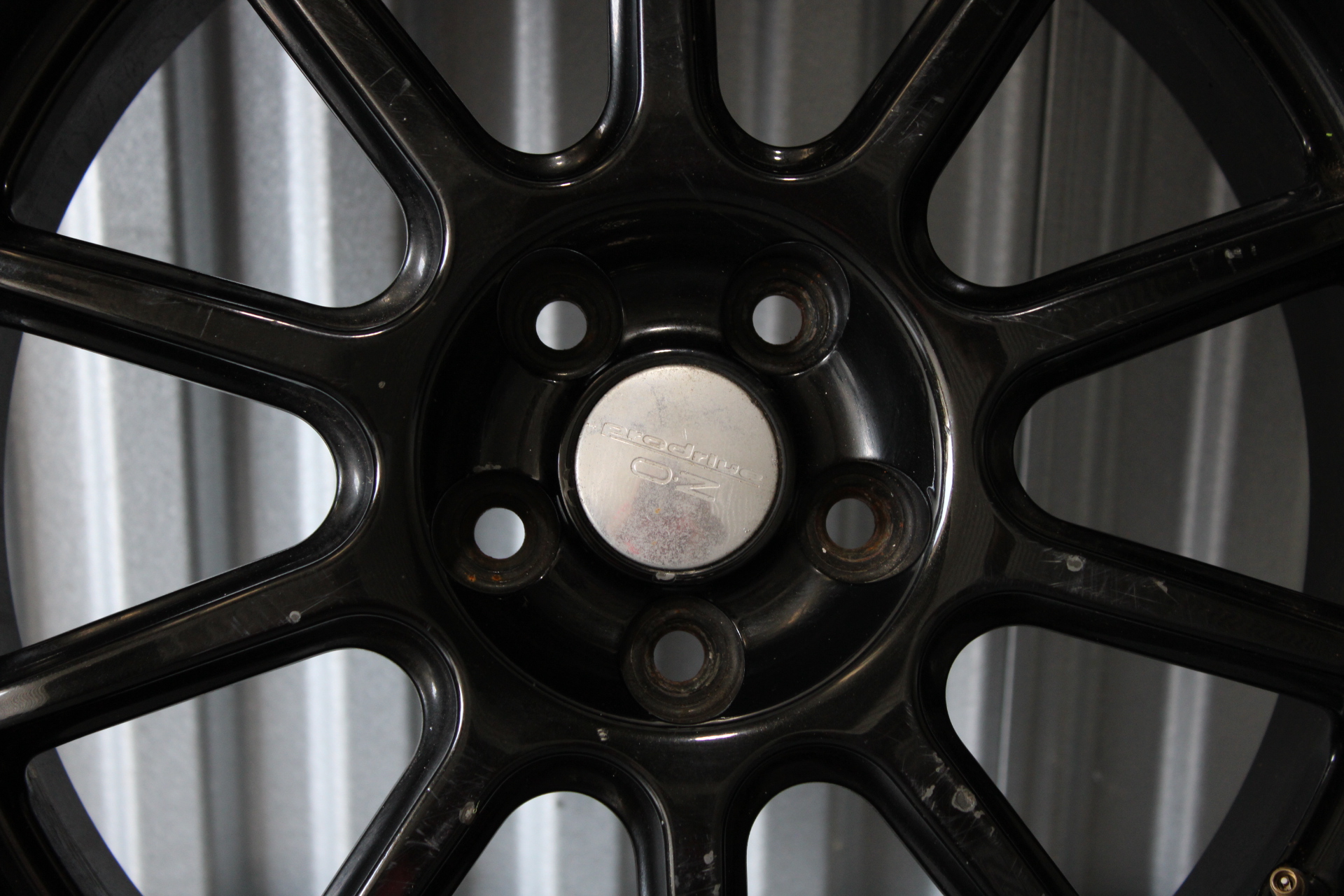 PRODRIVE OZ GLOSS BLACK RIM WHEEL & TIRE 17X7 +52 5X100 PN: 13001001 #3 - Image 7