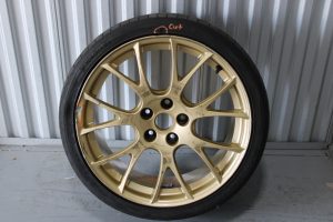2018 SUBARU WRX STI TYPE RA BBS GOLD WHEEL RIM 19X8.5 +55 5X114 28111VA230 #1
