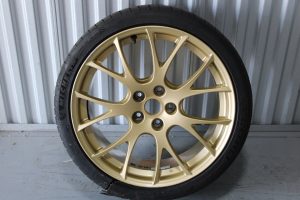 2018 SUBARU WRX STI TYPE RA BBS GOLD WHEEL RIM 19X8.5 +55 5X114 28111VA230 #2