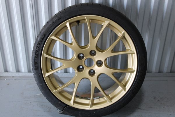 2018 SUBARU WRX STI TYPE RA BBS GOLD WHEEL RIM 19X8.5 +55 5X114 28111VA230 #2