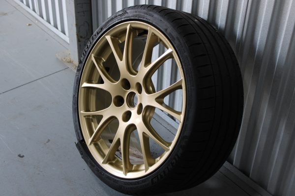 2018 SUBARU WRX STI TYPE RA BBS GOLD WHEEL RIM 19X8.5 +55 5X114 28111VA230 #2 - Image 3