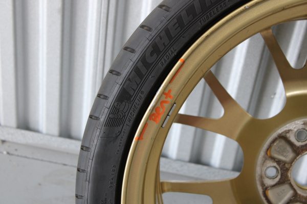 2018 SUBARU WRX STI TYPE RA BBS GOLD WHEEL RIM 19X8.5 +55 5X114 28111VA230 #2 - Image 9