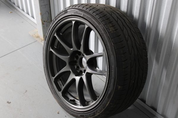WORK EMOTION CR KIWAMI REPLICA REPS RIM WHEEL & TIRE 18X9 +25 5X114 #1 - Image 3
