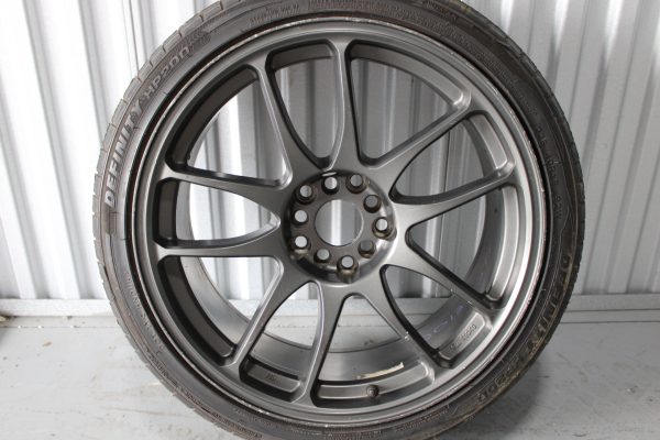 WORK EMOTION CR KIWAMI REPLICA REPS RIM WHEEL & TIRE 18X9 +25 5X114 #1 - Image 4