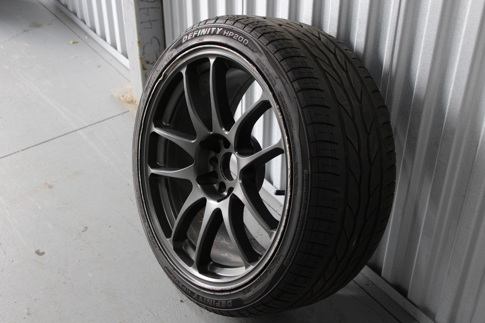 WORK EMOTION CR KIWAMI REPLICA REPS RIM WHEEL & TIRE 18X9 +25 5X114 #2 - Image 3