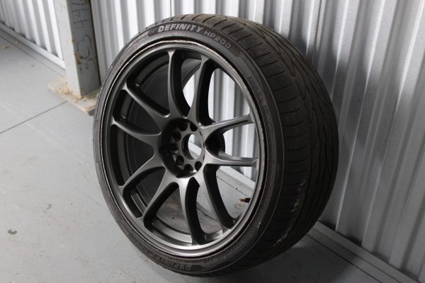 WORK EMOTION CR KIWAMI REPLICA REPS RIM WHEEL & TIRE 18X9 +25 5X114 #3 - Image 3