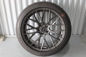 VORSTEINER V-FF-107 CARBON GRAPHITE RIM WHEEL & TIRE 20X12 +20 5X114 #2