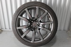 2015 NISSAN R35 GTR DBA RAYS REAR RIM WHEEL & TIRE 20X10.5 +25 5X114 OEM #1