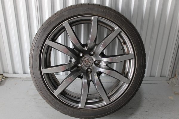 2015 NISSAN R35 GTR DBA RAYS REAR RIM WHEEL & TIRE 20X10.5 +25 5X114 OEM #1