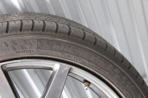 2015 NISSAN R35 GTR DBA RAYS REAR RIM WHEEL & TIRE 20X10.5 +25 5X114 OEM #1 - Image 8