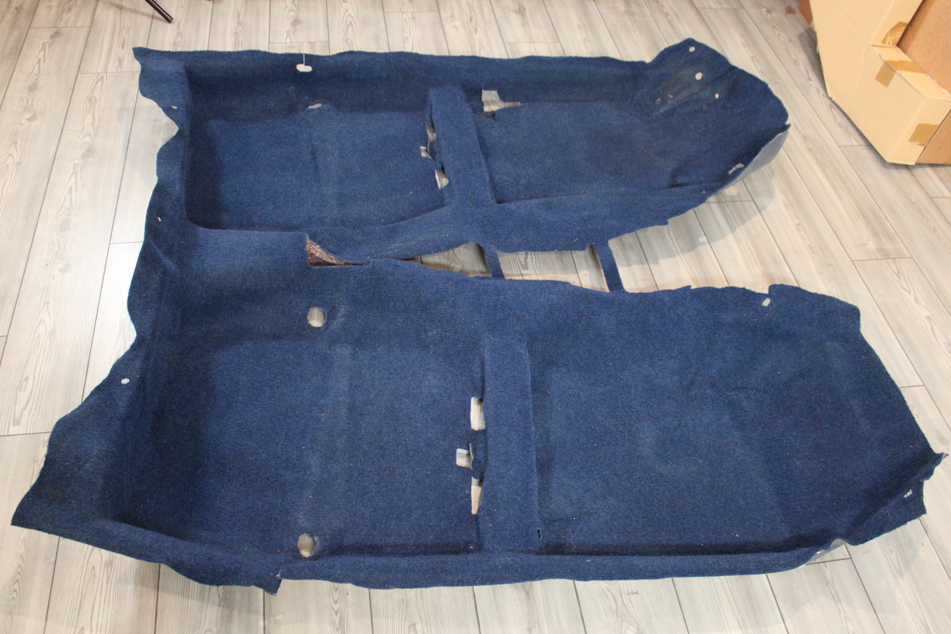 2004-2007 SUBARU WRX STI INTERIOR BLUE FLOOR CARPET LINER OEM USDM 33K MILES - Image 2