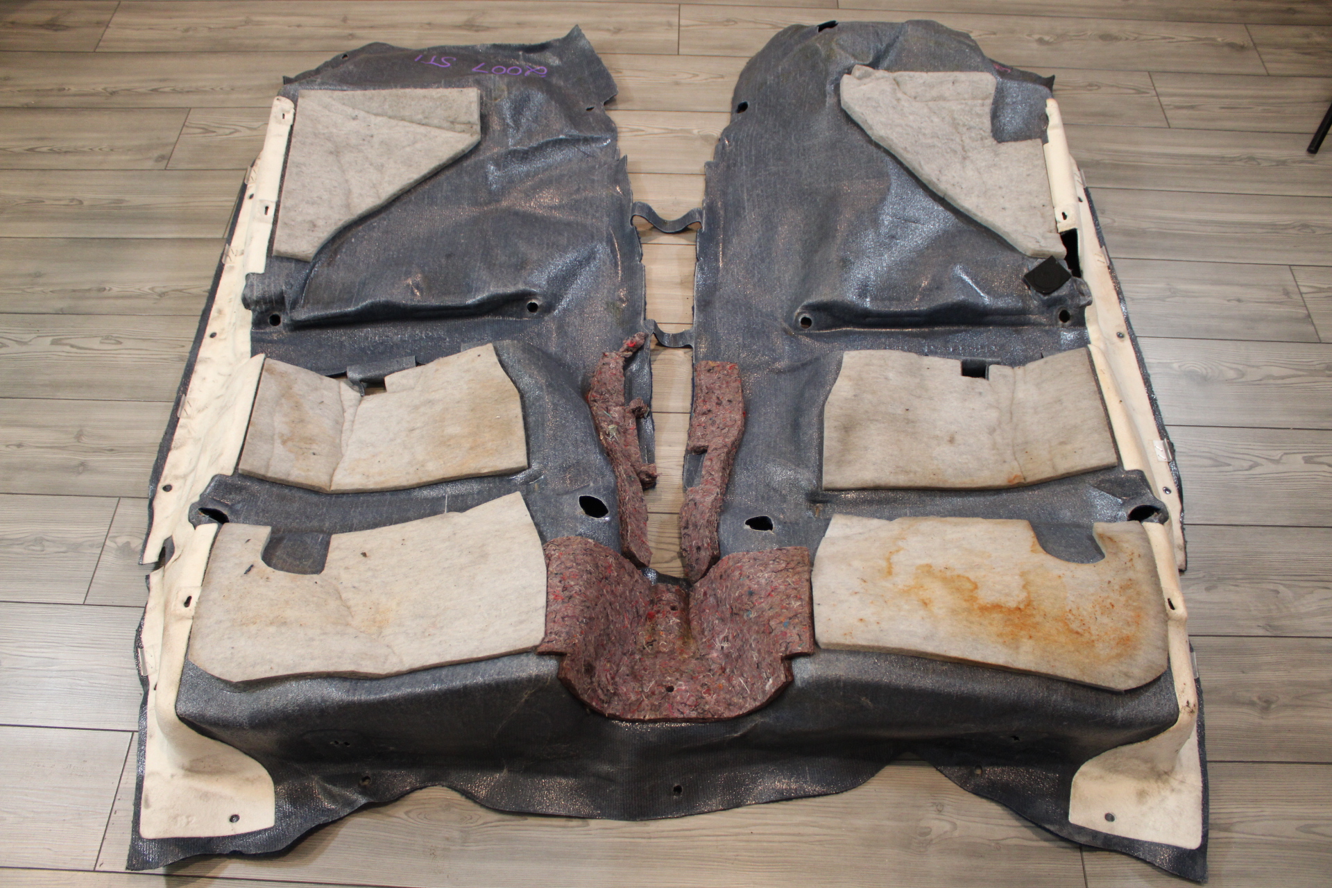 2004-2007 SUBARU WRX STI INTERIOR BLUE FLOOR CARPET LINER OEM USDM 33K MILES - Image 10