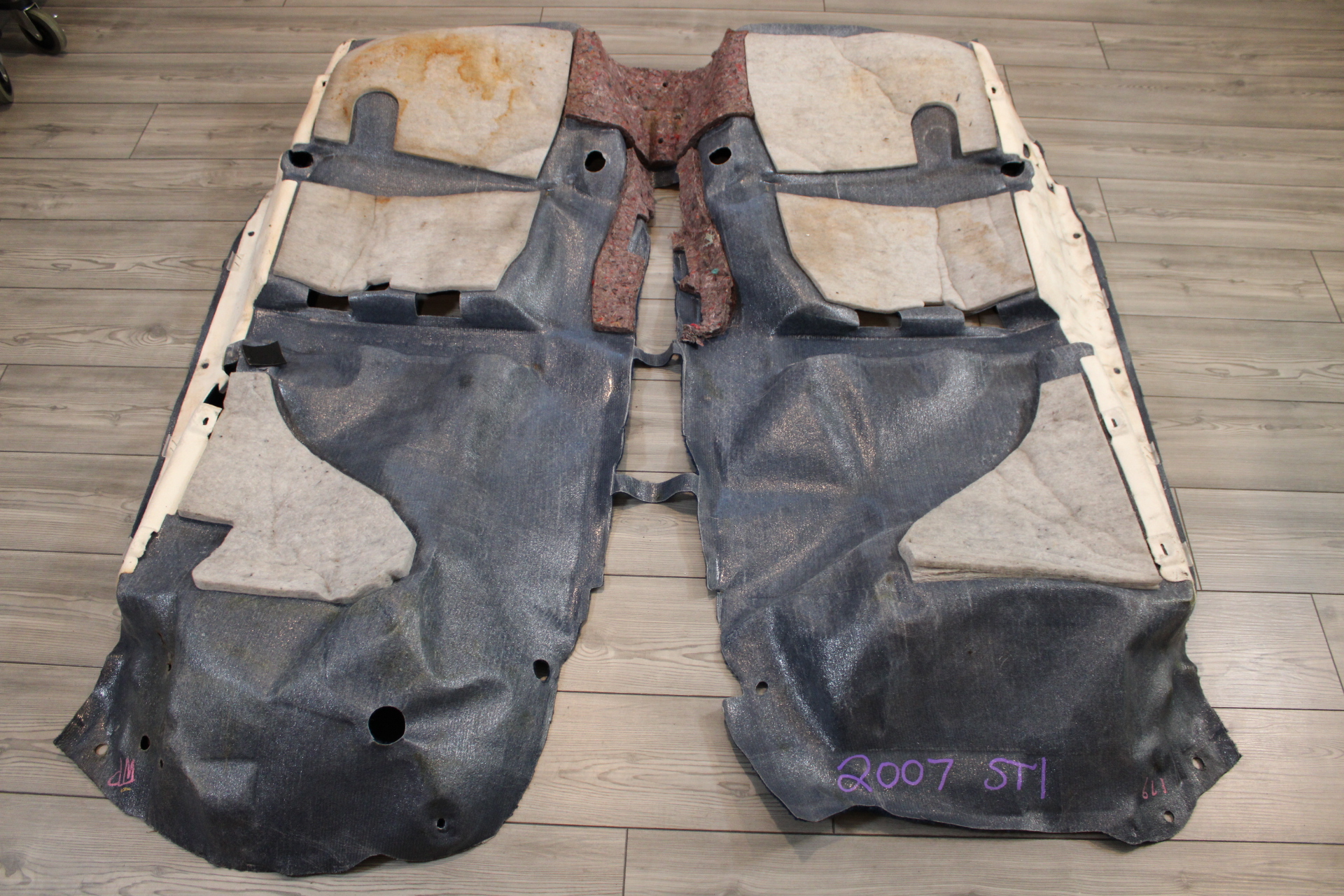 2004-2007 SUBARU WRX STI INTERIOR BLUE FLOOR CARPET LINER OEM USDM 33K MILES - Image 11