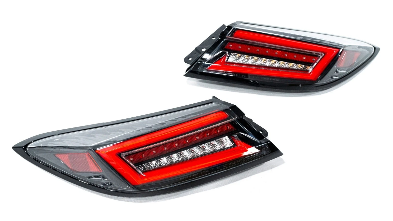 OLM Sequential LED Clear Red Taillights For 2022-2025 Subaru BRZ / Toyota GR86 | TL-TA022LS - Image 2