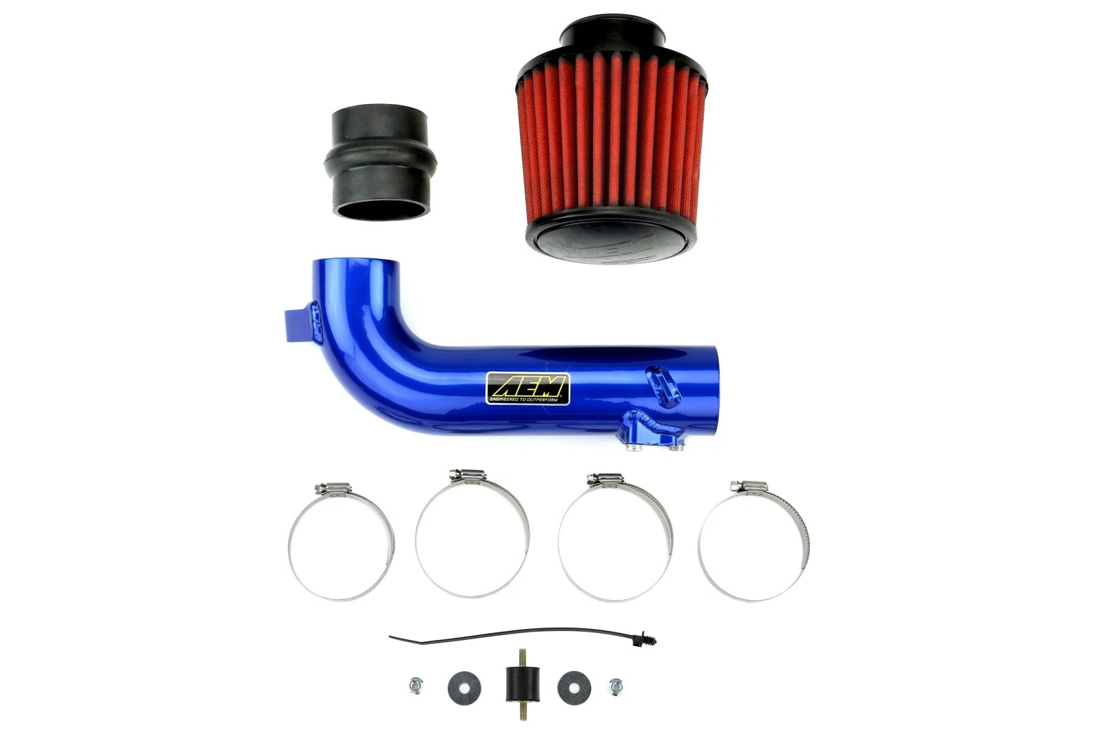 AEM Short Ram Intake Blue For 2002-2007 Subaru WRX / STi | 22-474B - Image 5