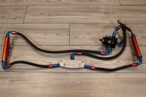 EFI Logics Aeromotive Top Feed Fuel Rails & FPR For 02-14 SUBARU WRX & 07-21 STI