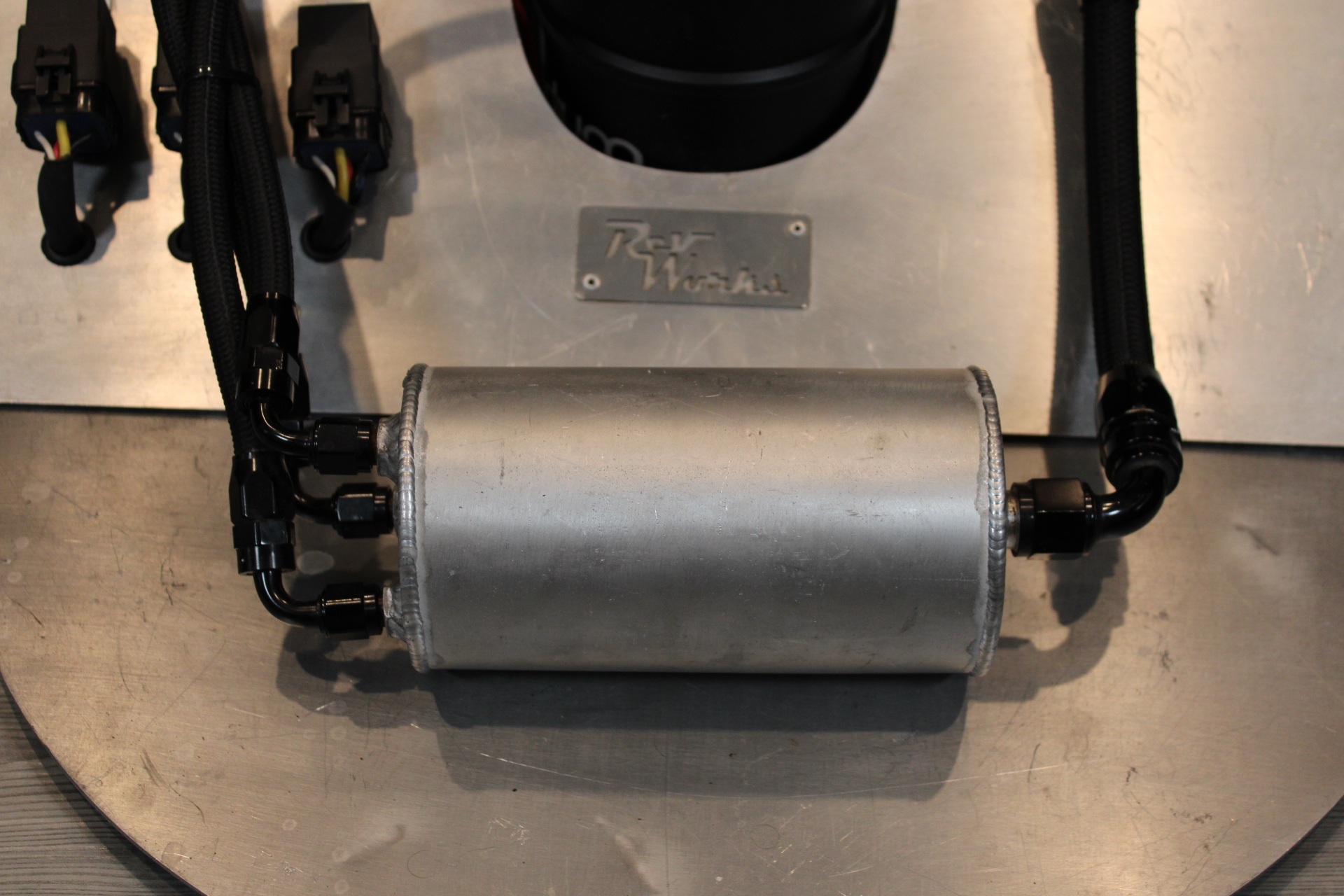 Rev Works Radium 1500HP Triple Fuel Pump Surge Tank System For 02-07 WRX / STI - Image 3